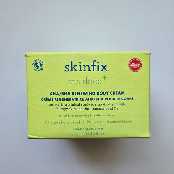 SkinFix Renewing AHA BHA Body Cream 10 Fl Oz Dry Skin Moisturizer NIB - Picture 1 of 4